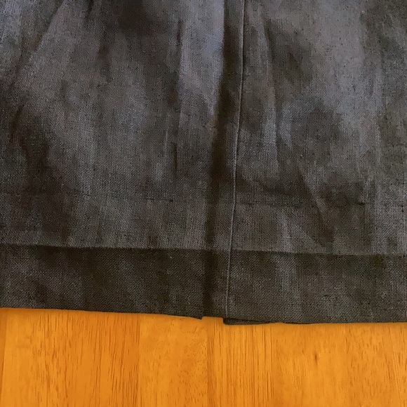 Vintage Santa Fe Short Sleeve Linen Dress Black - Picture 11 of 11